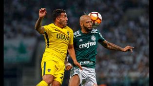 Se cruzarán. Carlos Tevez y Felipe Melo volverán a verse las caras esta noche en La Bombonera en un cotejo clave para las aspiraciones de sus equipos.&nbsp;