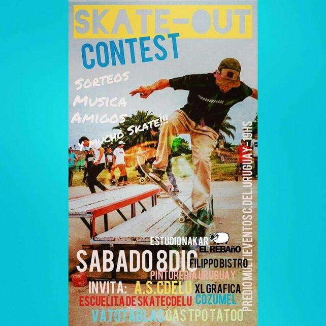 Todo listo para el Skate OUT del sábado en Concepción del Uruguay