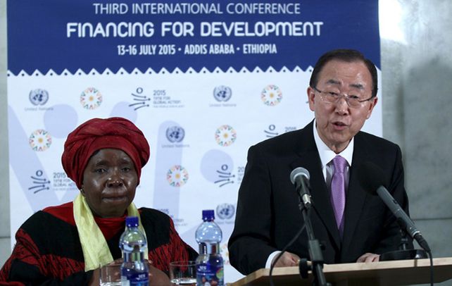 Presentación. El secretario de la ONU