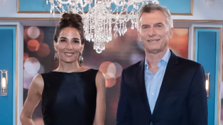 Juana Viale y Mauricio Macri en Almorzando con Juana