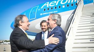 El presidente Alberto Fernández habló sobre la interna del Frente de Todos en el comienzo de su gira europea.&nbsp;
