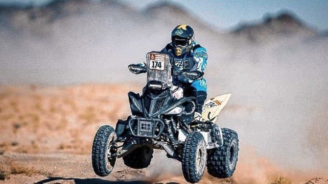 Manuel Andújar salió campeón por segunda vez del Rally Dakar en cuatriciclos.