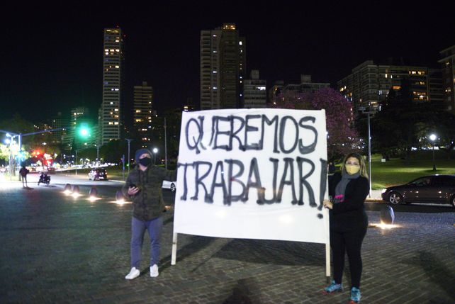 Muchos comerciantes a&uacute;n no pudieron trabajar desde el inicio de la cuarentena.