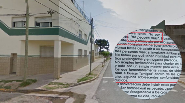 Habrá un besazo frente a la escuela Bautista de Paraná