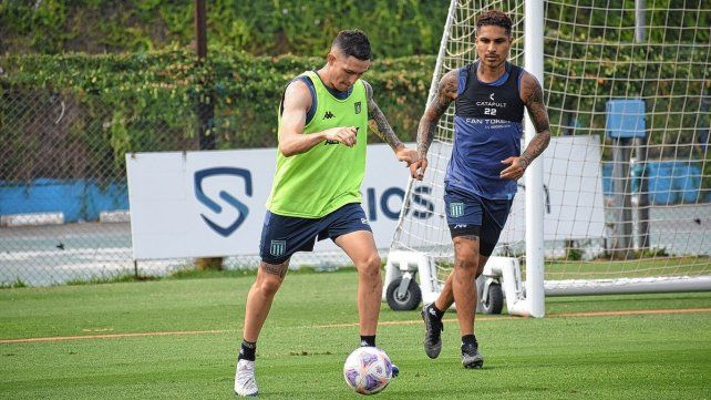 Moreno mejoró y sería titular en Racing ante Arsenal