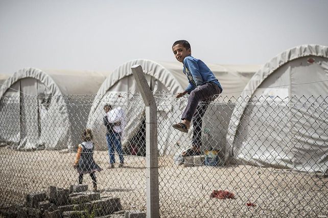 El Papa Francisco en Lesbos. Gira por zonas de refugiados que ingresan a Europa por Grecia e Italia. diciembre 2021.&nbsp;