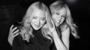 Madonna y Kylie Minogue presentaron su nueva colaboración