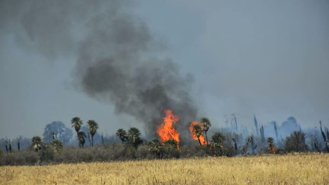 El peor incendio de la década que sufren las sierras de Córdoba