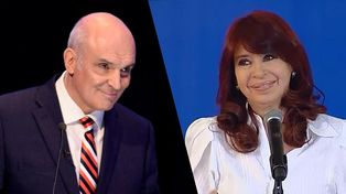 El diputado de Avanza Libertad, José Luis Espert, y la vicepresidenta Cristina Fernández de Kirchner.&nbsp;