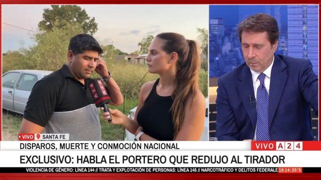 El relato del portero de la escuela Normal de San Cristóbal