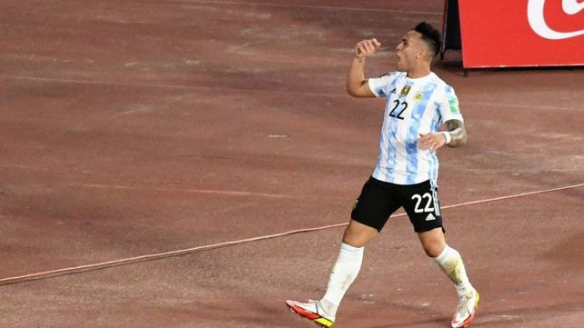 Argentina festejó en Córdoba de la mano de Lautaro Martínez