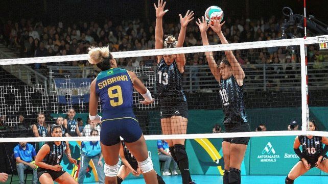 Las Panteras cayeron 3 a 0 ante su par de Brasil en los Panamericanos de Chile.