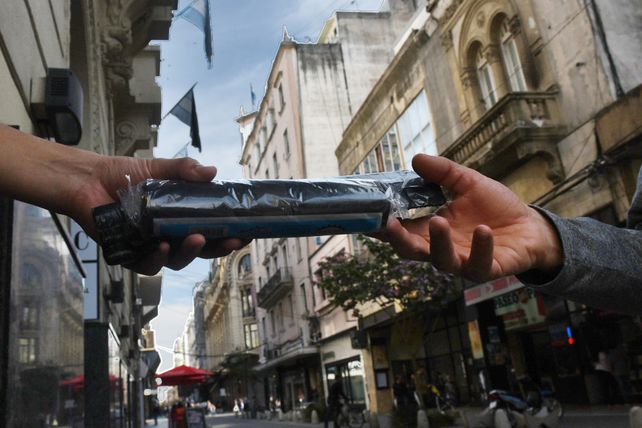 La venta se da en plena calle