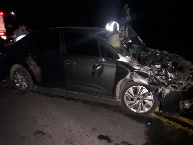 Senador de Cambiemos se accidentó al chocar una vaca