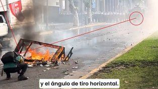 Así identificaron al responsable de lanzar el proyectil que hirió al fotógrafo Pablo Grillo