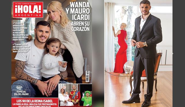 Una foto de Wanda con un estrecho vestido alienta el rumor de un bebé en camino