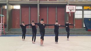 Las jóvenes gimnastas representarán al país en el torneo sudamericano de gimnasia rítmica a realizarse en Paraguay desde el 27 de noviembre.