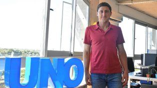 El senador por La Capital, Julio Paco Garibaldi, en los estudios de UNO Santa Fe