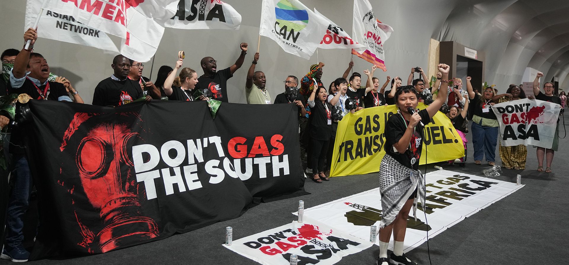 Activistas participan en una manifestación contra los combustibles fósiles en la Cumbre del Clima COP30 de la ONU, el miércoles 19 de noviembre de 2025, en Belém, Brasil. (Foto AP/Andre Penner) Activistas participan en una manifestación contra los combustibles fósiles en la Cumbre del Clima COP30 de la ONU, el miércoles 19 de noviembre de 2025, en Belém, Brasil. (Foto AP/Andre Penner)