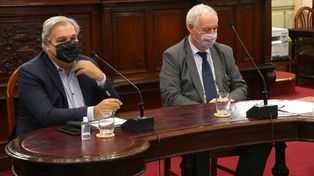 Pablo Farías (presidente de la Cámara baja) y Rubén Weder.