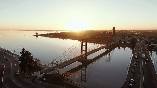 Atardecer en la ciudad de Santa Fe