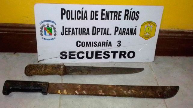 Detenidos en Paraná por robo y amenazas