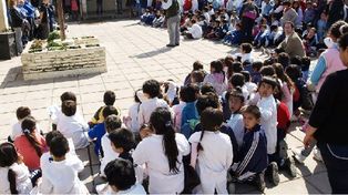 Se inauguran obras de mejoramiento urbano en la Escuela Ravera