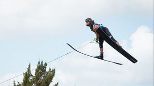 Tobías Giorgis tuvo un gran salto en la final del World Games 2022 en Birmingham.