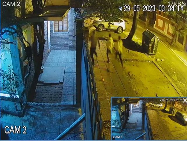 Paraná: quedan grabados en intento de robo en calle Tucumán