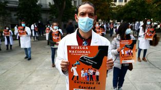 Los médicos españoles van la huelga en medio de la segunda ola de coronavirus