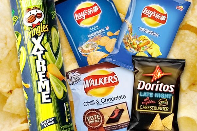 Los seis sabores más extraños de papas fritas