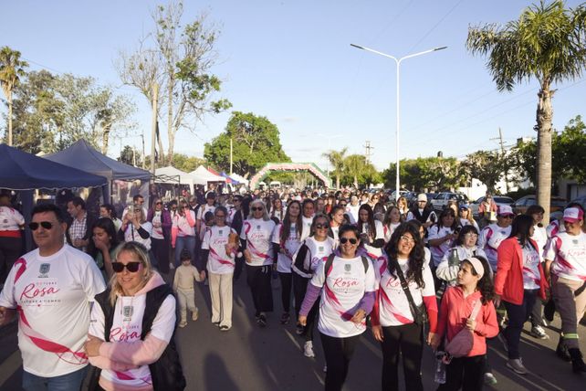 La tarde contó con caminata