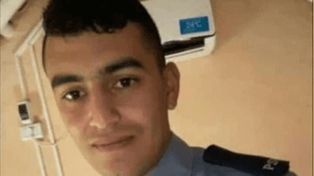 Gabriel Sanabria, el suboficial de la Brigada Motorizada que fue gravemente herido el 27 de mayo de 2022.&nbsp;