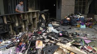 Incendio en zona sur: rescatan a tres personas atrapadas en una planta alta