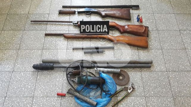 Allanamiento, detención y secuestro de armas de fuego en Reconquista