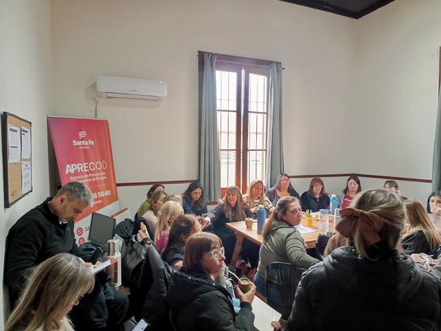 La participación del equipo interdisciplinario de la Secretaría de Desarrollo Social de Puerto General San Martín forma parte de una política de capacitación y formación permanente.
