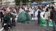 agmer, con carpas, protesta contra la reforma previsional agmer, con carpas, protesta contra la reforma previsional
