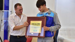 Carmelo Retamar Brassesco junto a Mariano Werner.