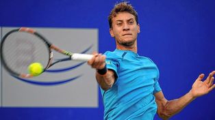 El argentino Renzo Olivo se despidió del Challenger de Tenis de Segovia.&nbsp;