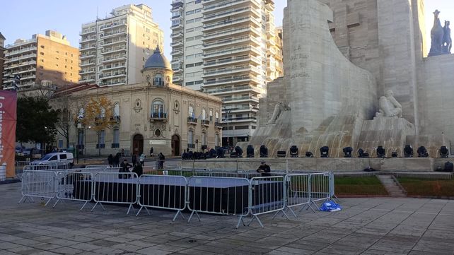 El palco oficial