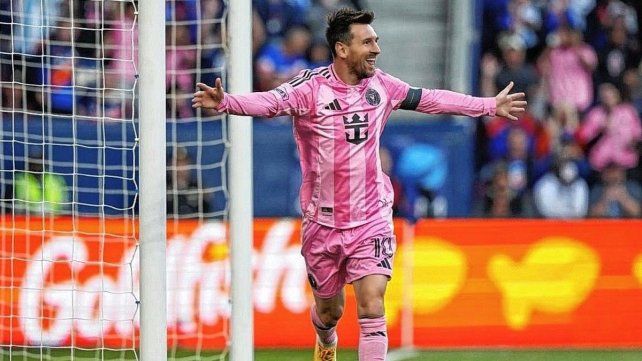 Lionel Messi anotó tres goles en el triunfo de Inter Miami.
