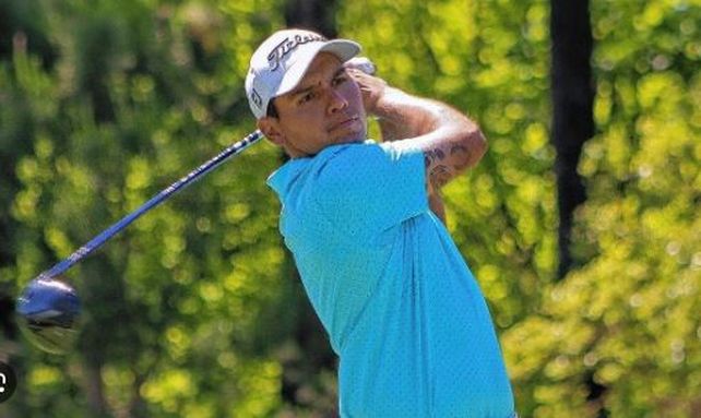 El golfista del Jockey Club de Santa Fe se lució en el Rosario Golf Club.
