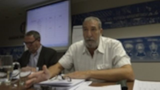 Mario Giammaría: El titular de la Rosarina tuvo el primer contacto con la prensa en modo Zoom.&nbsp; 