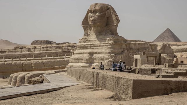 Las pirámides de Giza están siendo desinfectadas por el coronavirus