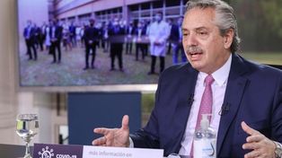 Pareciera ser que la tensión ha cedido, aseguró el presidente Alberto Fernández