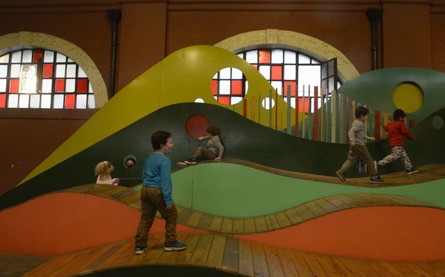 Los chicos podrán visitar y jugar en la Isla de los Inventos
