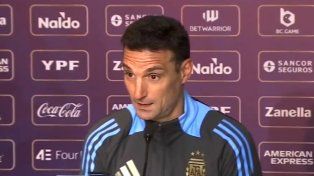 A 30 kilómetros de mi casa. Lionel Scaloni dijo que le gustaría que la selección argentina juegue en Rosario.
