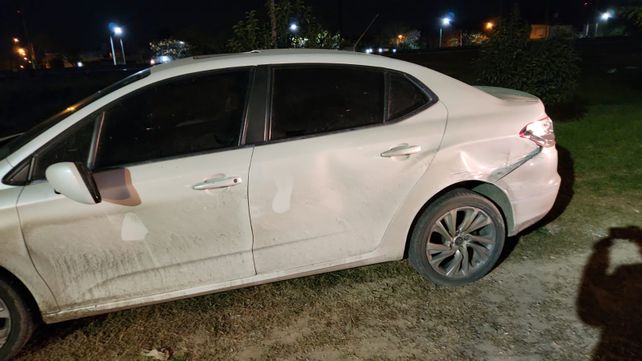 Los tiradores abandonaron cerca de Cabin 9 el Citroën C3 en el que iban.