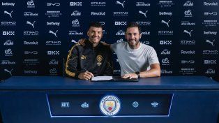Gerónimo Rulli fue presentado como nuevo arquero en el Manchester City