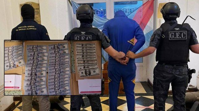 Detienen a supuesto jefe narco y secuestran dinero, drogas y autos